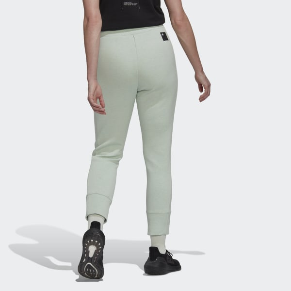 Женские брюки adidas Mission Victory Slim-Fit High-Waist Pants (Зеленые) фотография
