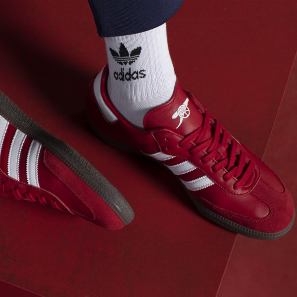 Мужские кроссовки adidas Samba Arsenal Shoes (Красные)