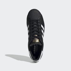 Adidas black white gold superstars sale