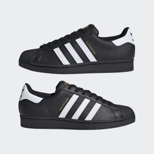 Adidas superstar best sale pure black