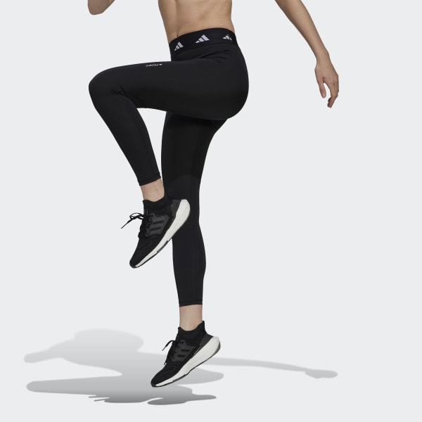 Женские леггинсы adidas Techfit 7/8 Leggings (Черные) фото