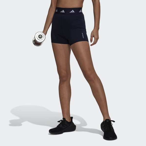 Женские шорты adidas Techfit Short Leggings (Синие) фото