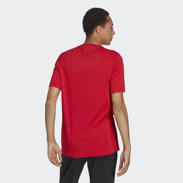 Мужская футболка adidas Trefoil Essentials Tee (Красная) фотография