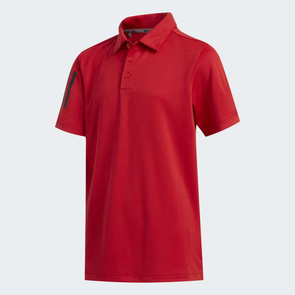 Детская рубашка 3-Stripes Polo Shirt ( Красная ) фото