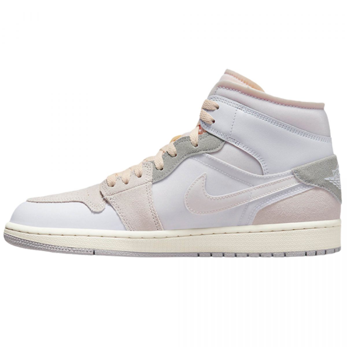 Nike Air Jordan 1 Mid SE Craft Inside Out White Grey