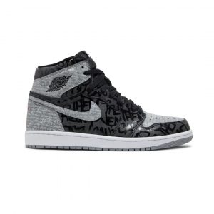 Nike air jordan 1 retro high og (black / white - outlet black)