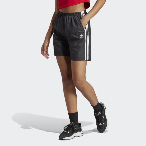 Женские шорты Adicolor Classics Ripstop Shorts ( Черные ) фотография