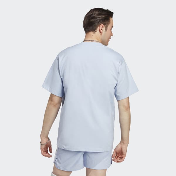 Мужская футболка Adicolor Contempo Tee ( Синяя ) фотография