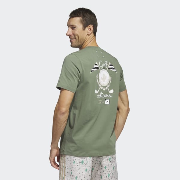 Мужская футболка Adicross Desert Tee ( Зеленая ) фотография