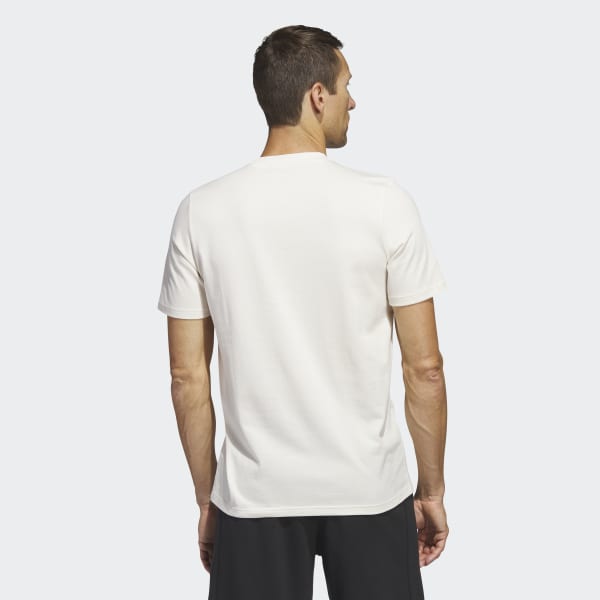 Мужская футболка adidas Lounge Graphic Tee ( Белая ) фотография