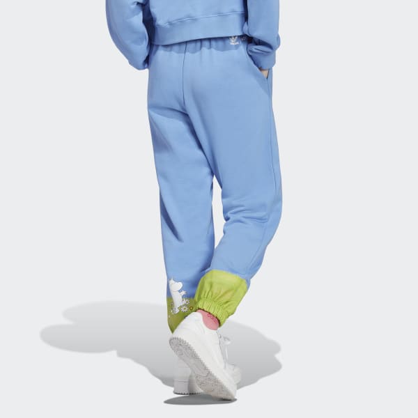 Купить брюки Женские брюки adidas Originals x Moomin Graphic Sweat Pants (Синие ) IB9942 в Москве