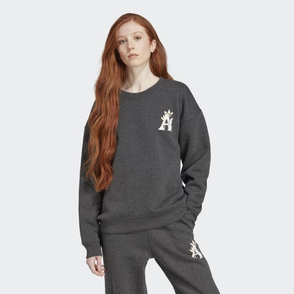 Женский свитшот adidas Originals x Moomin Sweatshirt ( Черный ) фотография