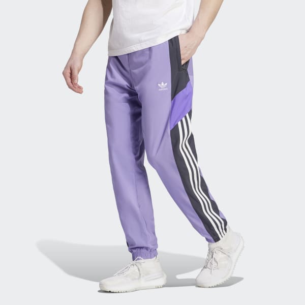 Купить мужское Мужской спортивный костюм adidas Rekive Woven Track Pants (Фиолетовый ) IC6007 в Москве