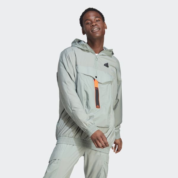 Adidas on sale hooded windbreaker