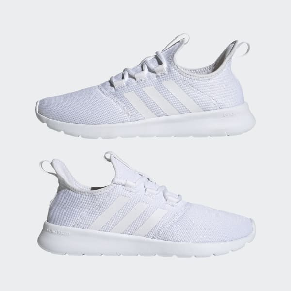 Adidas cloudfoam on sale pure all white