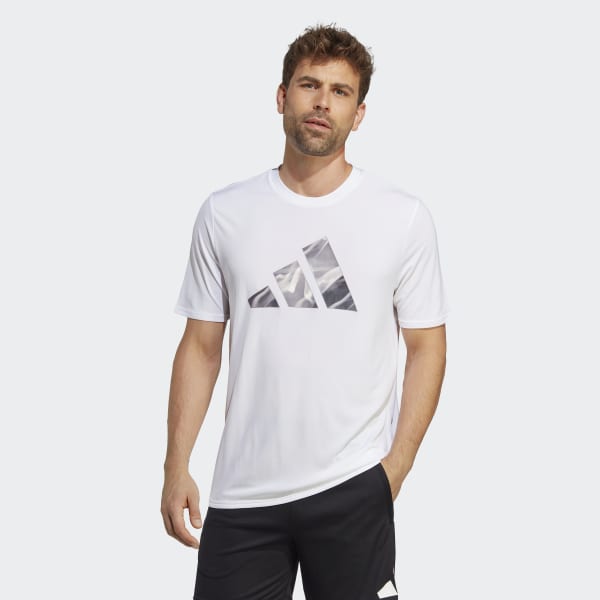 Мужская футболка Designed for Movement HIIT Training Tee ( Белая ) фото