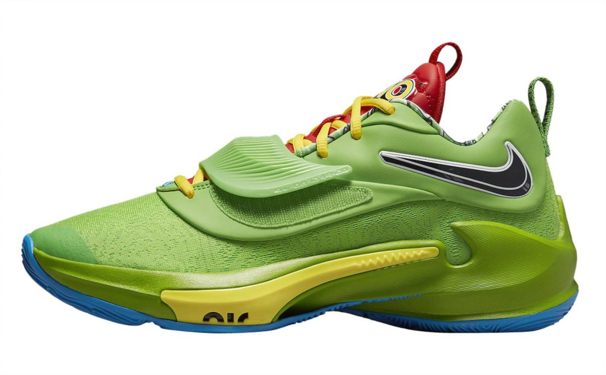 Кроссовки Nike Zoom Freak 3 Green/Red-Yellow фотография