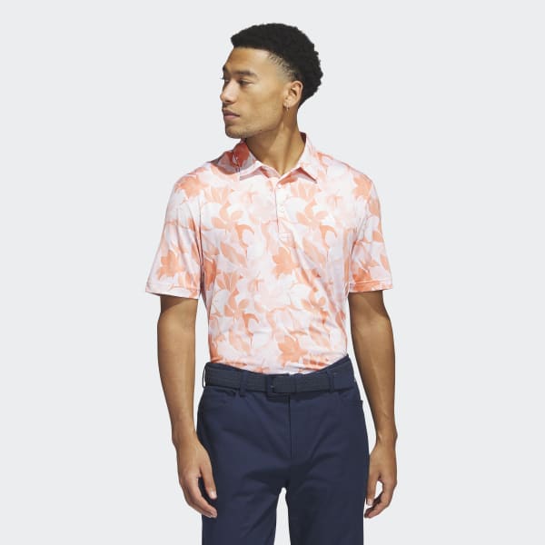 

Мужская рубашка Floral Polo Shirt ( Оранжевая ), Оранжевый