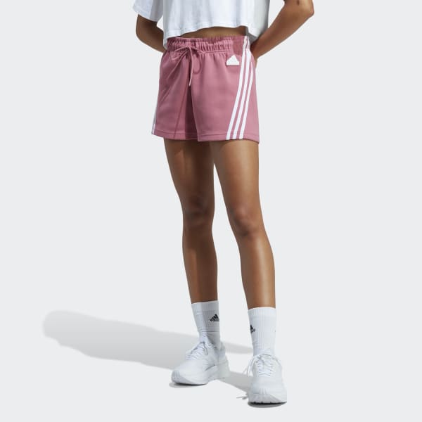 Женские шорты Future Icons 3-Stripes Shorts ( Розовые ) фотография