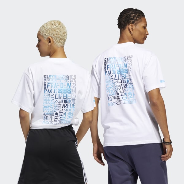 футболка Jenn Message Tee (Gender Neutral) ( Белая ) фотография