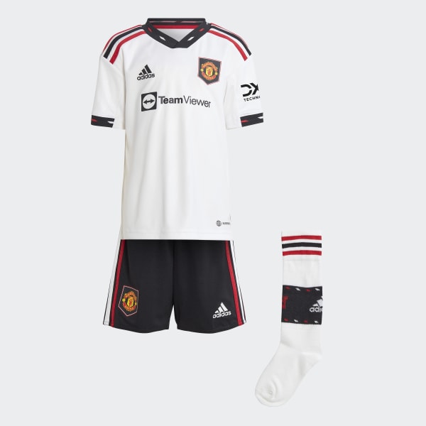 

Детская Одежда Manchester United 22/23 Away Mini Kit ( Белая ), Белый