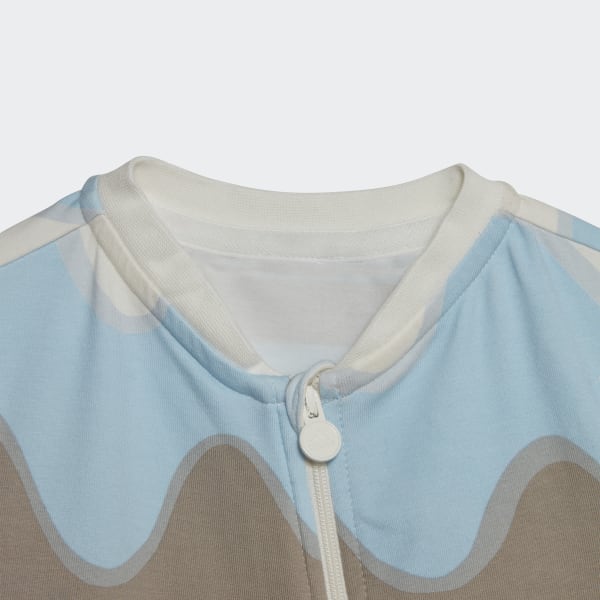 Детская Одежда Marimekko Allover Print Cotton Bodysuit ( Белая ) фото