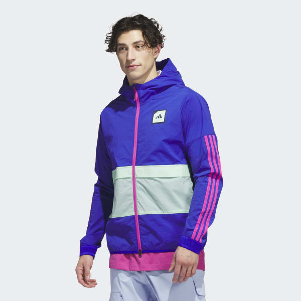 Мужская куртка Men's Adicross X Energy One-Layer Jacket ( Синяя )