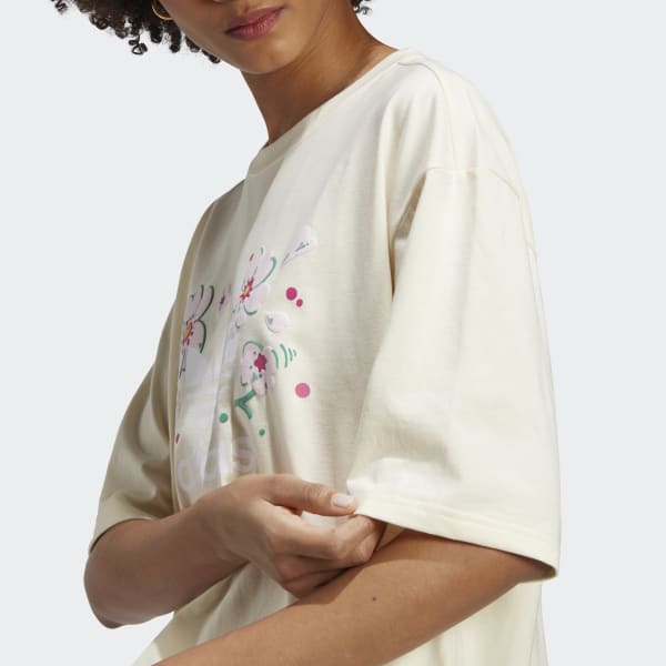Женская футболка Oversized Tee ( Белая ) фото