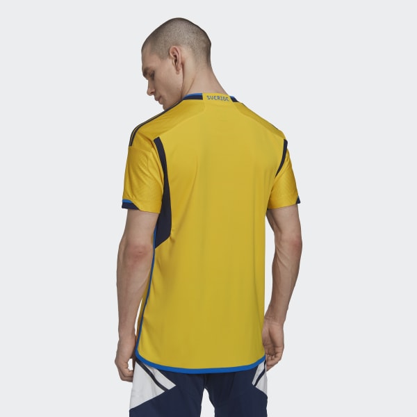 Мужская футбольная форма Sweden 22 Home Jersey ( Желтая ) фотография