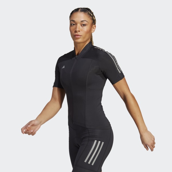 Женская футбольная форма The Short Sleeve Cycling Jersey ( Черная ) фотография