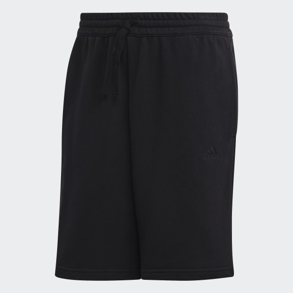 Plain black adidas store shorts