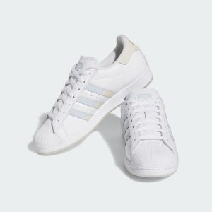 Superstar blanche hot sale adidas