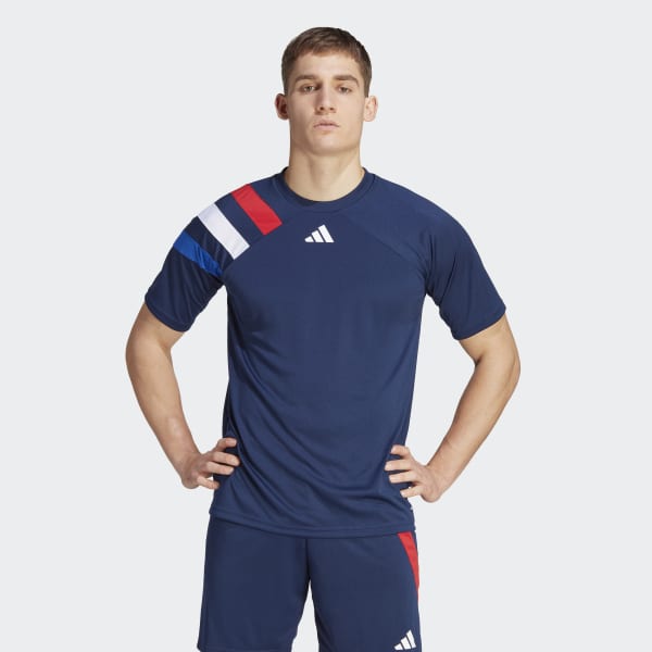 Мужская футбольная форма adidas Fortore 23 Jersey (Синяя) купить по цене 5100 рублей в Москве в интернет-магазине MYREACT