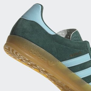 Adidas gazelle indoor outlet blue and green