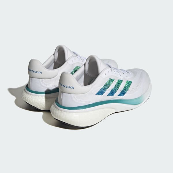 Adidas 3 hotsell stripes running shoes