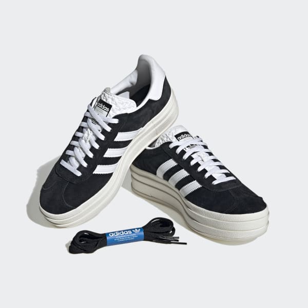 Adidas originals deals gazelle core black