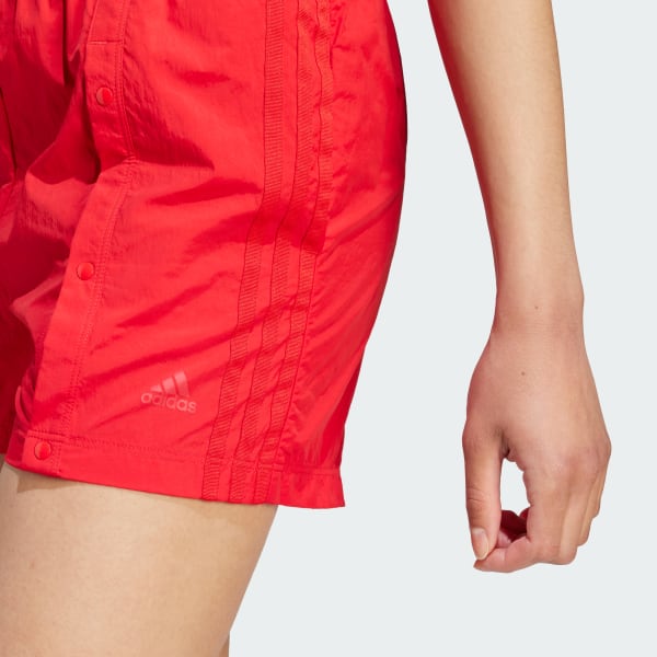 Adidas hot sale button shorts