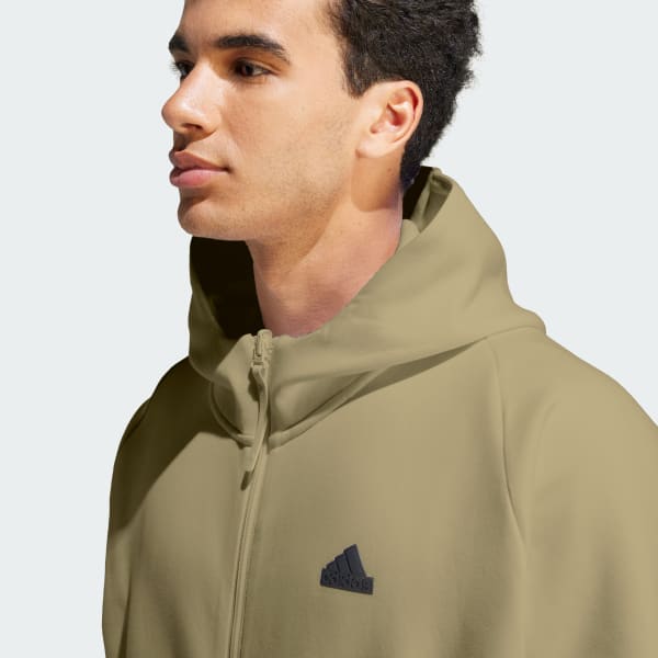 Adidas men's zne 2024 full zip hoodie