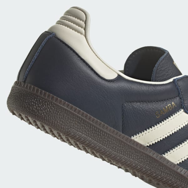 Adidas white & navy samba best sale og shoes