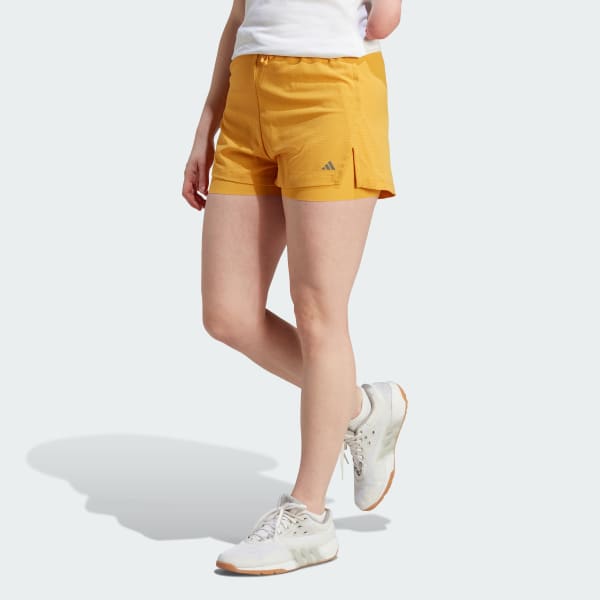 Yellow sport clearance shorts