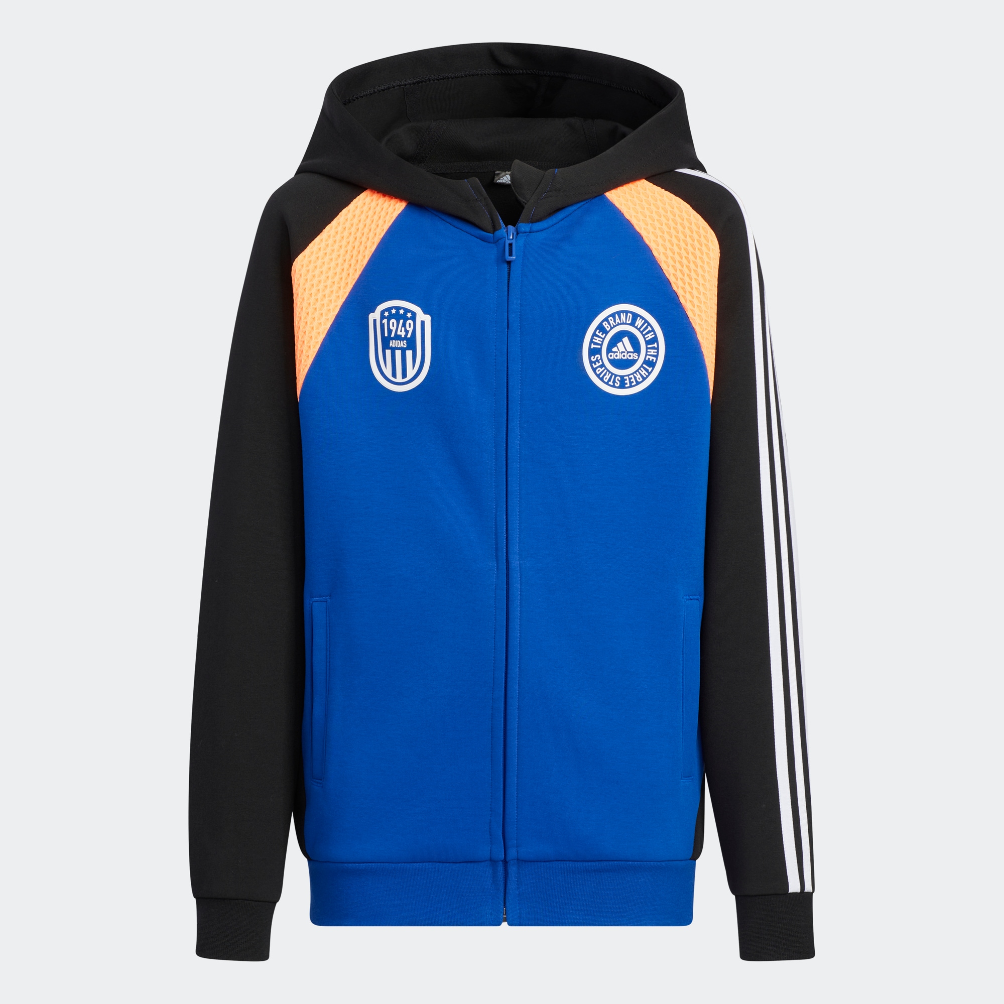 

Детское худи adidas KNIT FULL-ZIP HOODIE, Многоцветный