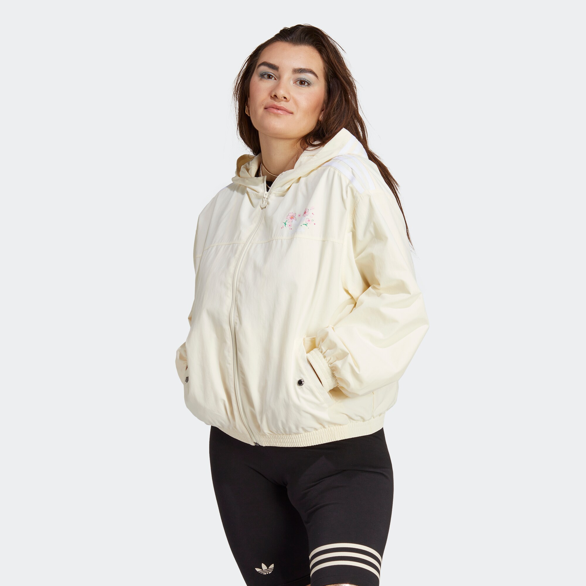 Adidas originals sales windbreaker womens