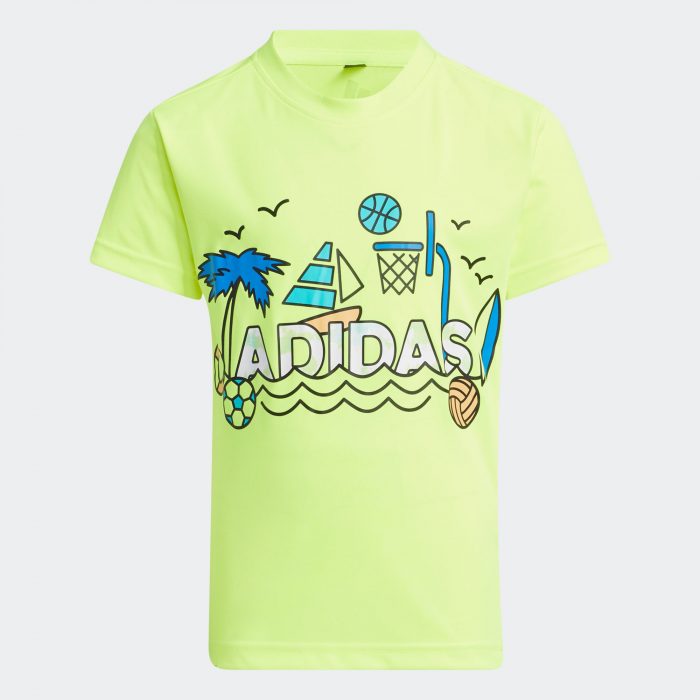 Детская футболка adidas COTTON GRAPHIC T-SHIRT
