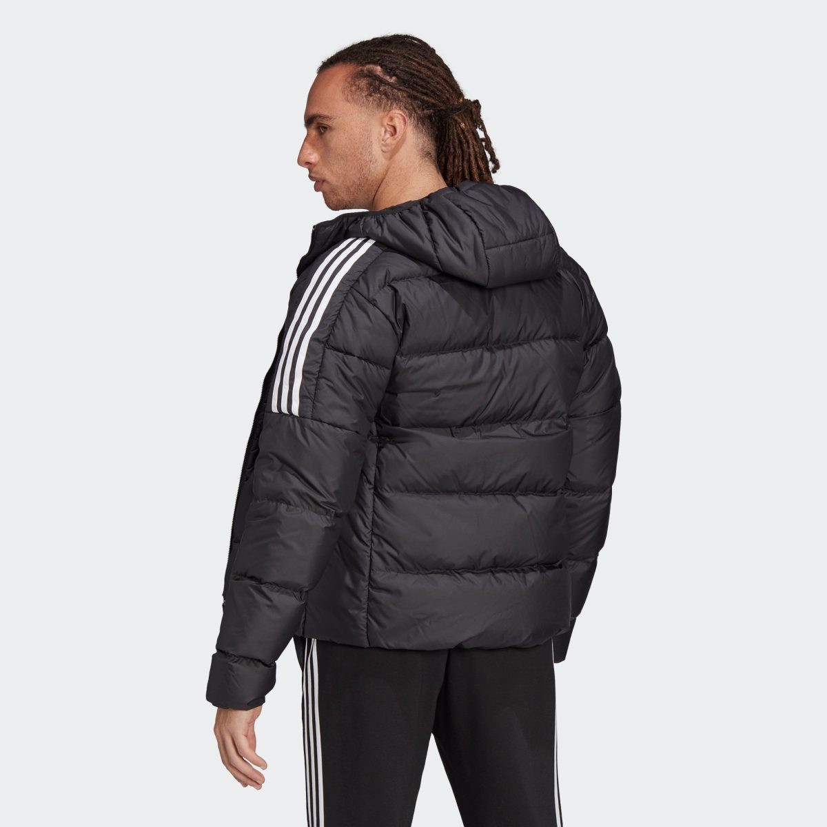 Adidas down cheap hooded jacket