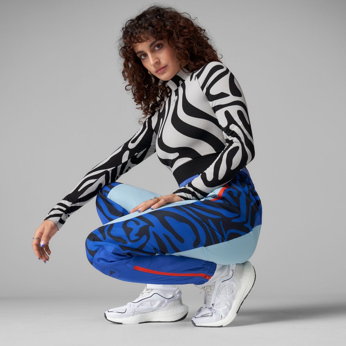 Adidas printed sales track pants