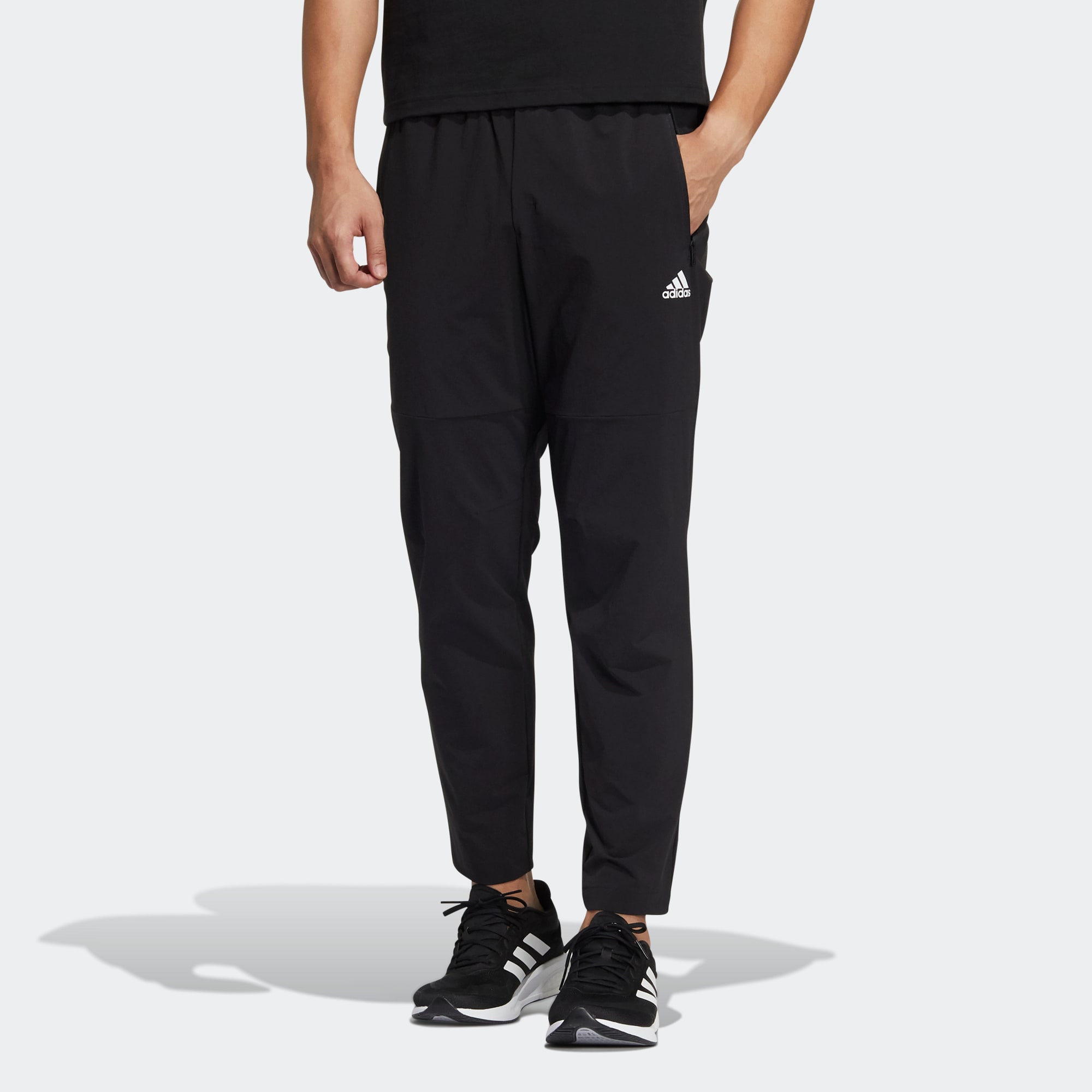 

Мужские брюки adidas FUTURE ICON ENTRY WOVEN PANTS, Черно-белый