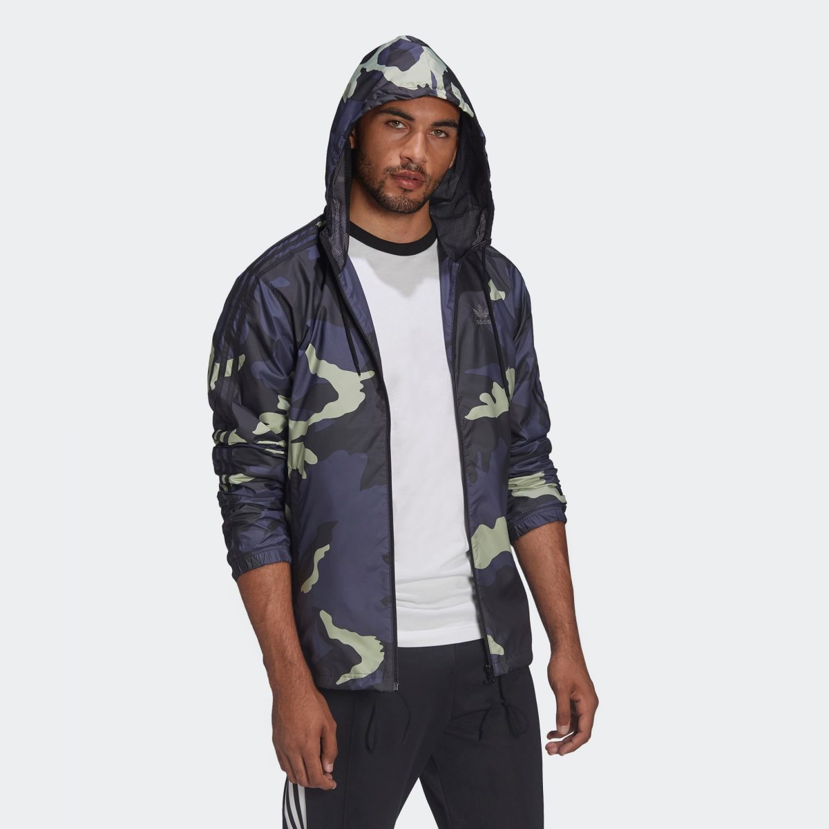 Adidas sales camo windbreaker