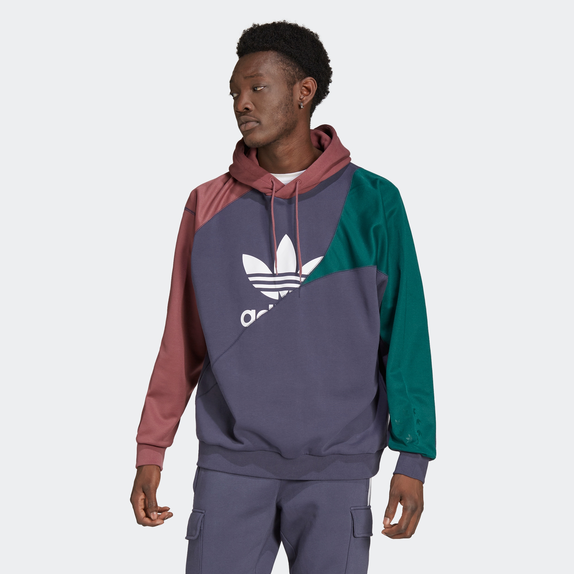 

Мужское худи adidas ADICOLOR INTERLOCK HOODIE, Многоцветный