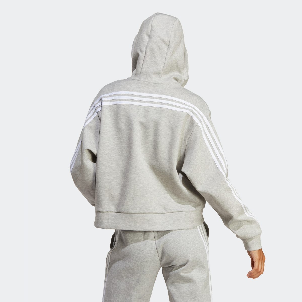 Женское худи adidas FUTURE ICONS FULL-ZIP HOODIE фотография