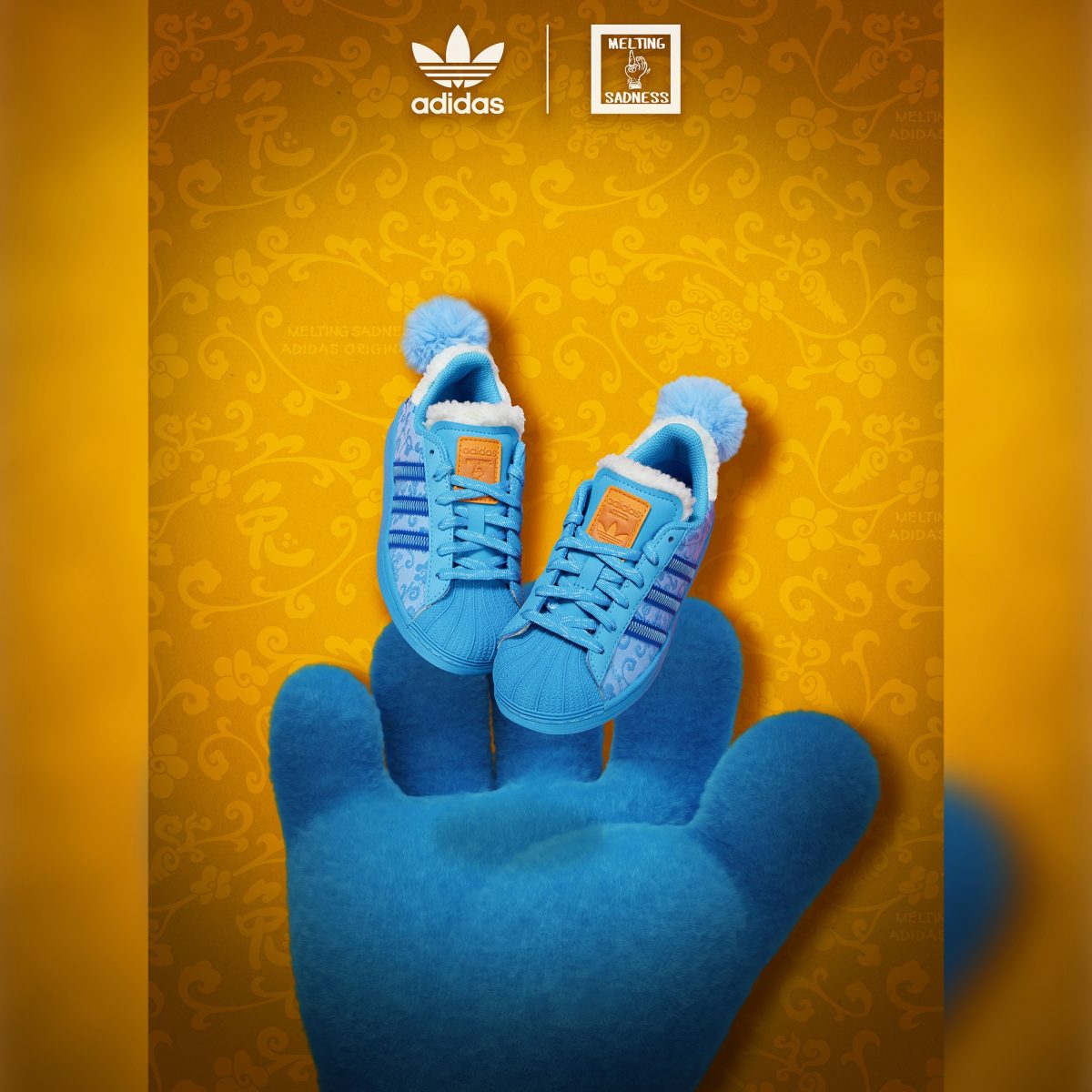 Детские кроссовки adidas MELTING SADNESS SUPERSTAR фото